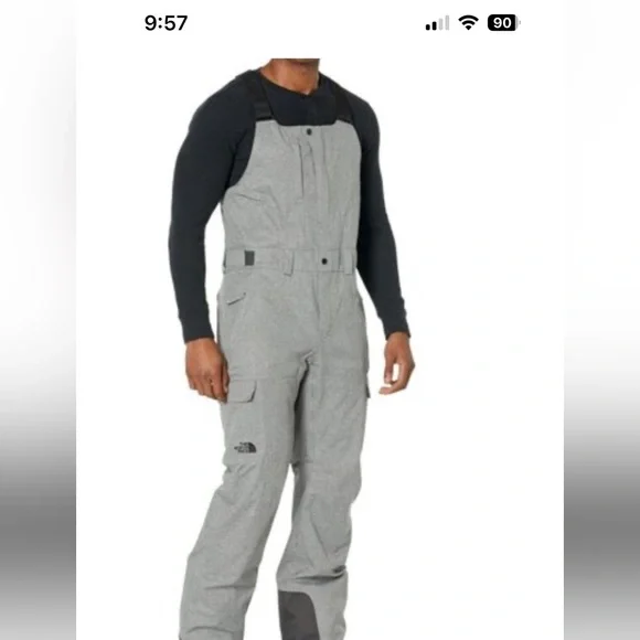 The North Face Men’s Small Freedom ski and snowboard bib - Picture 3 of 13